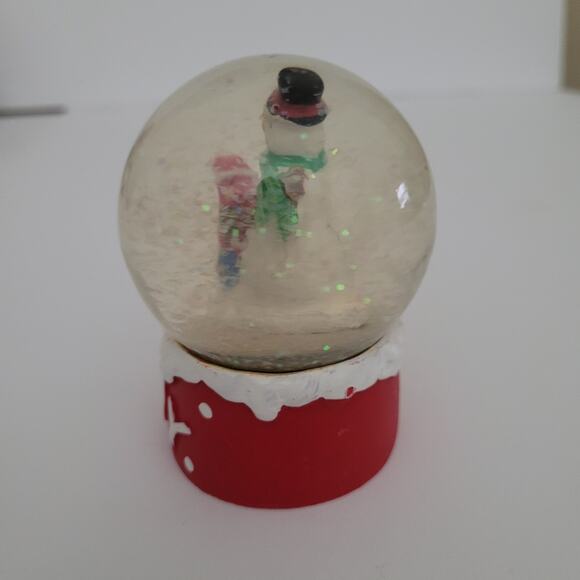 Festive Snowman 'JOY' Snow Globe - Perfect Holiday Decor - Picture 10 of 11